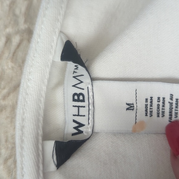 White House Black Market White Stretchy Collarless Modern Jean Jacket Sz M - Picture 7 of 10